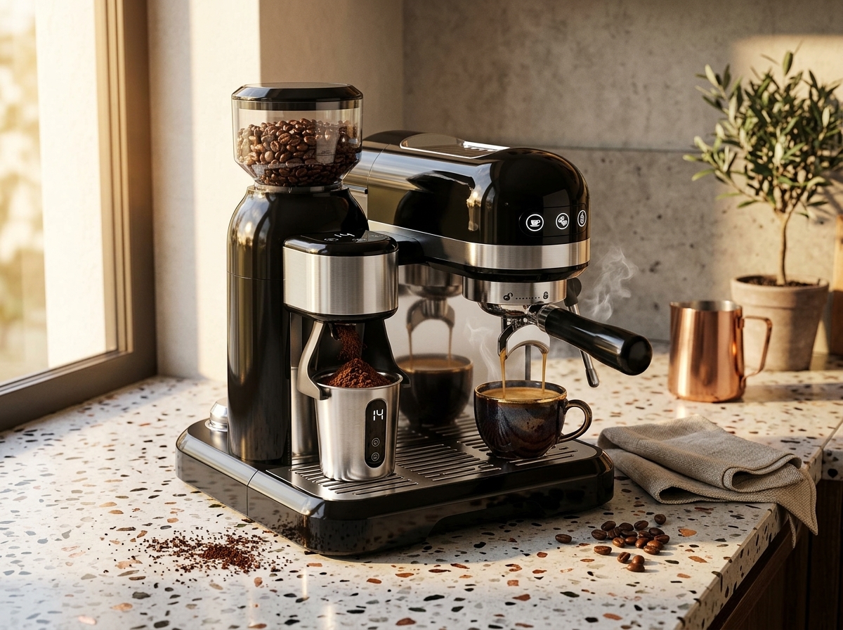 Máy Pha Cafe Espresso Gia Đình Micae EM 3601 - Ảnh 2