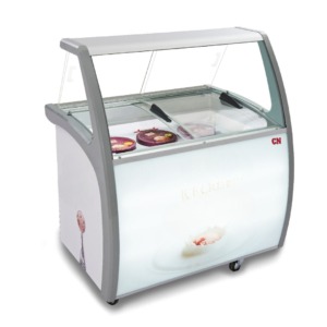 Tủ Trưng Bày Kem Công Nghiệp 6 Khay GN 1/3